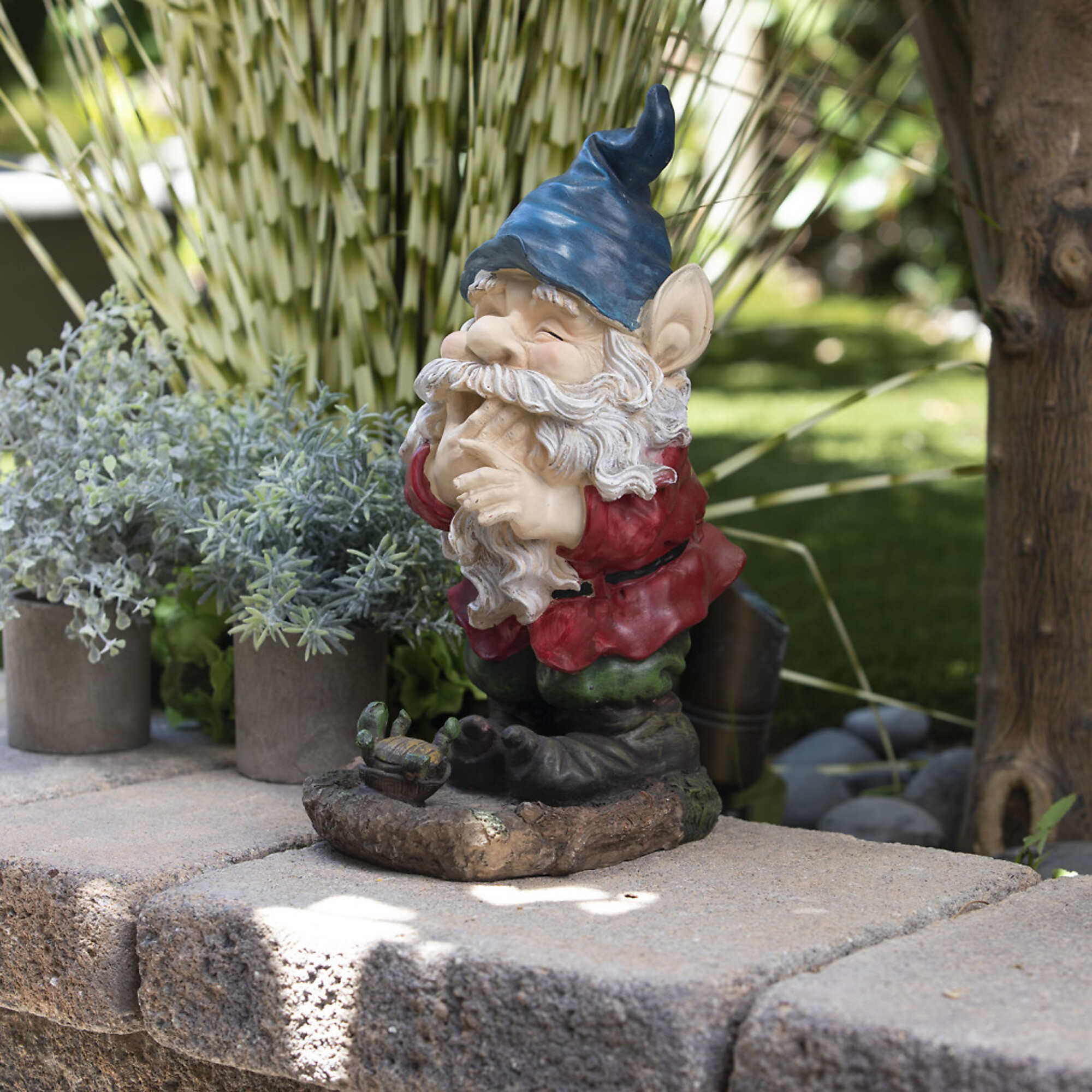 Alpine Corporation, Gnome Smiling Statue, Model# WAC254